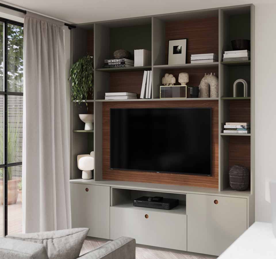 Fitted Media Wall