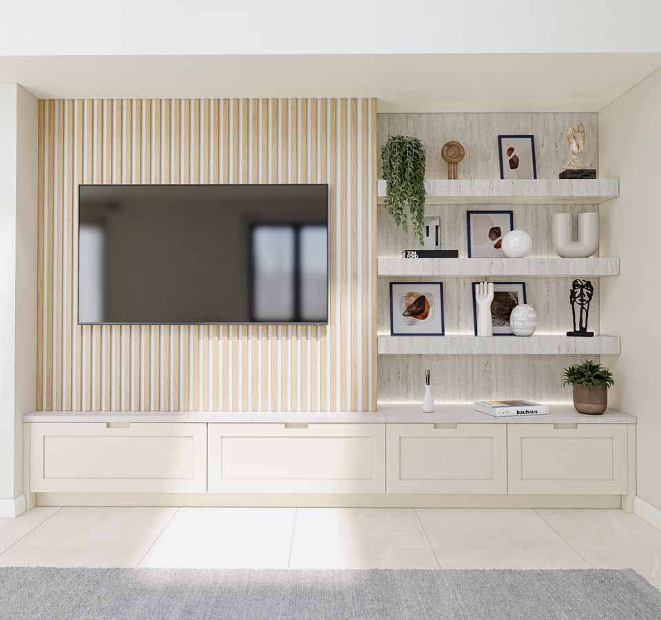 Fitted Media Wall
